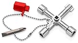 Knipex Schaltschrankschlüssel für gängige Schränke und Absperrsysteme 76 mm 00 11 03