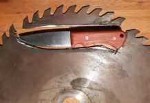 Messer aus einem Kreissägeblatt selbst gebaut